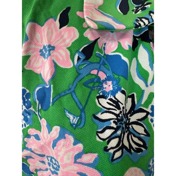 Lilly Pulitzer Luxletic Frida Scallop Top - Spearmint - Golf Till You Drop sz XL - Picture 14 of 16